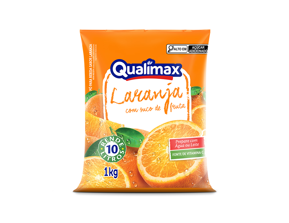 REFRESCO LARANJA QUALIMAX 1 KG (CX 10 PCT)